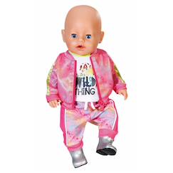 Jouet-Poupons et poupées-Poupées mannequins et accessoires-Baby born deluxe trendiges pink set 43cm