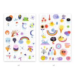Jouet-Activités artistiques et musicales-Loisirs créatifs-Tatouages emojis météo