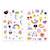 Tatouages emojis météo Multicolore 1 - vertbaudet enfant 