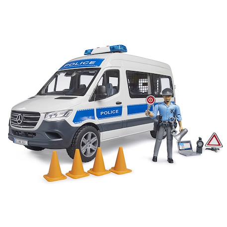 Véhicule d'intervention de la police mb sprinter Multicolore 1 - vertbaudet enfant 