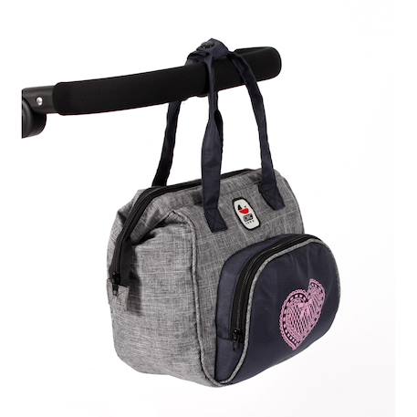 Sac à langer pour poupées Gris et bleu 1 - vertbaudet enfant 
