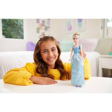 Cendrillon articulée avec tenue scintillante et accessoires Bleu 1 - vertbaudet enfant 