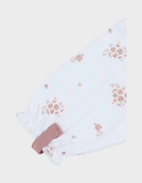 Pyjama bébé coton pointelle Blanc 6 - vertbaudet enfant 