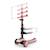 Trottinette Kinderkraft HALLEY 2 2-en-1 avec Siège Réglable 25-33 cm, Guidon 4 Hauteurs, Roues LED et Pliage Rapide Blanc+Rose+Vert 11 - vertbaudet enfant 