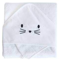 Linge de maison et décoration-Linge de bain-Set sortie de bain et gant lapin