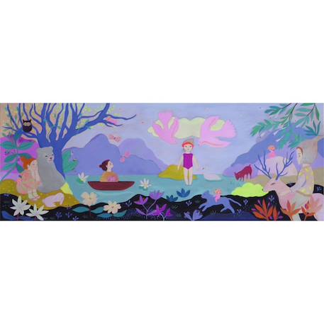 Puzzle gallery children's lake 100 pièces Multicolore 2 - vertbaudet enfant 