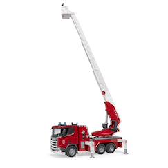 Jouet-Jeux d'imagination-Scania super 560r pompiers avec échelle pivotante, pompe à eau et module light & sound
