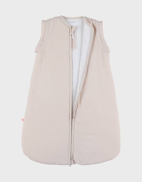 Gigoteuse nomade mousseline de coton Beige 6 - vertbaudet enfant 