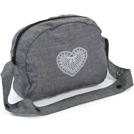 Sac à langer pour poussettes de poupées jean gris Gris 2 - vertbaudet enfant 