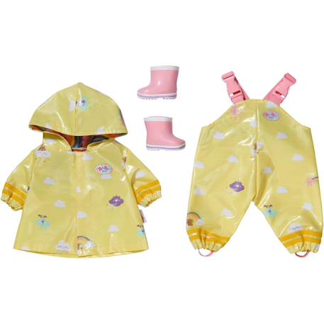 Baby born deluxe - tenue de pluie Jaune 2 - vertbaudet enfant 