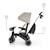 Tricycle JAZZ 3, évolutif 6 modes dès 9 mois pivotant, dossier inclinable, capote upf 50+, poignée parent, compact, mode draisienne, roue libre, jusqu’à 25 kg Beige+Vert 5 - vertbaudet enfant 