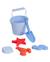 Set de jeux de plage avec accessoires Bleu+Rose 2 - vertbaudet enfant 