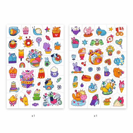 Tatouages mimi sweet Multicolore 2 - vertbaudet enfant 