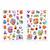 Tatouages mimi sweet Multicolore 2 - vertbaudet enfant 
