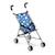 Mini buggy roma design bleu avec motifs pour poupée Bleu 2 - vertbaudet enfant 