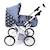 Poussette combinée leni Bleu+Gris+Gris et rose+Multicolore+Rose+Rose fuschia+Rose -violet+Violet 1 - vertbaudet enfant 