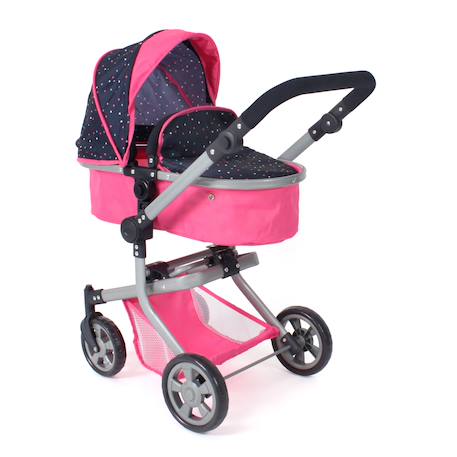 Poussette combinée 2 en 1 mika Beige+Bleu+Rose+Rose et bleu+Rose fuschia 26 - vertbaudet enfant 