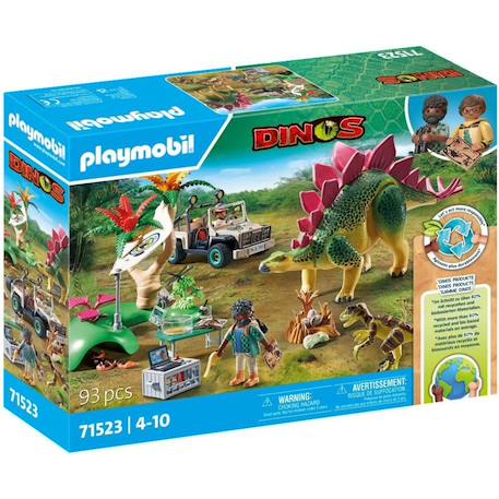 Dinos campement des explorateurs avec dinosaures 71523 Multicolore 2 - vertbaudet enfant 
