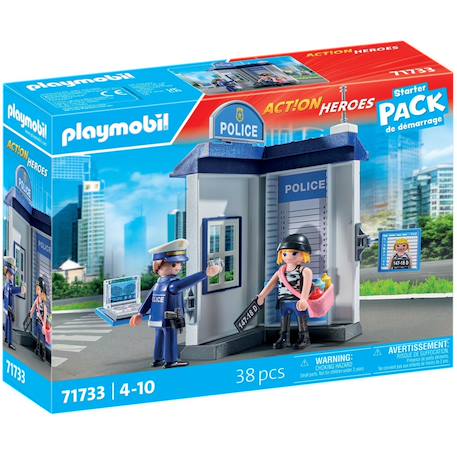 Action heroes salle d'interrogatoire police, relevé d'empreintes 71733 Multicolore 2 - vertbaudet enfant 