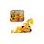 Rubble & crew - grand bulldozer avec effets sonores et lumineux et figurine rubble Jaune 2 - vertbaudet enfant 