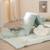 Tapis d'éveil en coton imprimé forêt woodland buddies Vert pastel 4 - vertbaudet enfant 