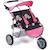 Poussette jogger 3 roues pour poupons jumelles Multicolore+Rose+Rose clair+Violet 2 - vertbaudet enfant 