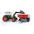 Claas nectis 267 f avec chargeur frontal et remorque à plate-forme Multicolore 1 - vertbaudet enfant 