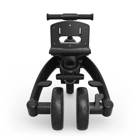 Tricycle JAZZ 3, évolutif 6 modes dès 9 mois pivotant, dossier inclinable, capote upf 50+, poignée parent, compact, mode draisienne, roue libre, jusqu’à 25 kg Beige+Vert 6 - vertbaudet enfant 