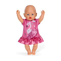 Jouet-Poupons et poupées-Baby born robe pour poupée flamingo 43 cm