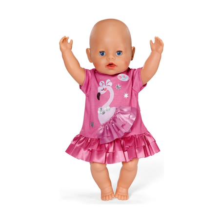 Baby born robe pour poupée flamingo 43 cm Rose 1 - vertbaudet enfant 