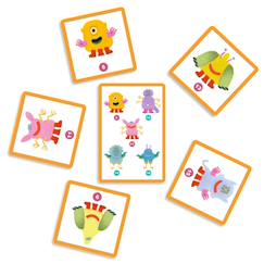 Jouet-Jeux de société-Jeu d'observation et de mémoire - monstre toi