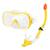 Set de masque et tuba pour enfant de 8 ans et + Jaune 1 - vertbaudet enfant 