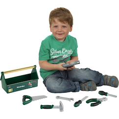 Jouet-Jeux d'imitation-Caisse à outils bosch avec outils profiline