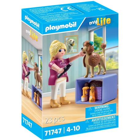 My life toiletteuse avec caniche et nombreux accessoires 71747 Multicolore 2 - vertbaudet enfant 