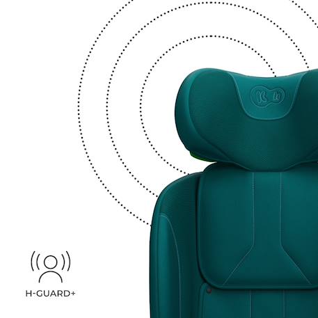 Siège auto I-360 2 PLUS, i-size 4-en-1  40-150 cm pivotant 360°, isofix, dos et face route, protection latérale, inclinable, ventilation, évolutif 0-12 ans Gris+Noir+Vert 18 - vertbaudet enfant 