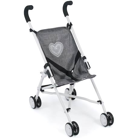 Mini-buggy roma jean gris pour poupée Gris 2 - vertbaudet enfant 