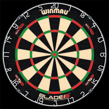Tableau de fléchettes blade 6 dual core winmau Noir 2 - vertbaudet enfant 