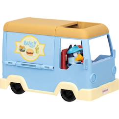 Jouet-Jeux d'imagination-Bluey - set de jeu camion-restaurant modulable