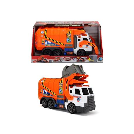 Camion poubelle avec fonction de vidange Orange 2 - vertbaudet enfant 