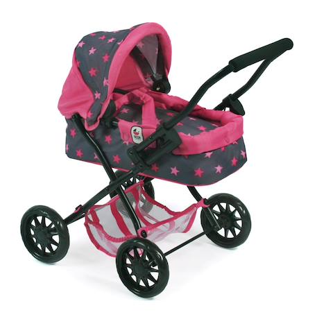 Poussette pour poupons Rose et gris 2 - vertbaudet enfant 