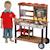 Cuisine d'été avec barbecue en bois Multicolore 1 - vertbaudet enfant 