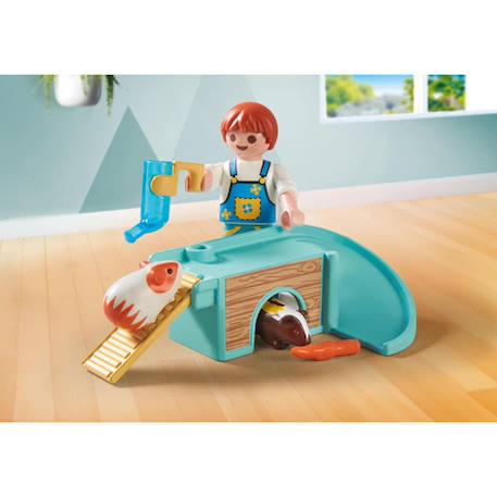 My life enfant avec 2 cochons d'inde et aire de jeux 71746 Multicolore 1 - vertbaudet enfant 