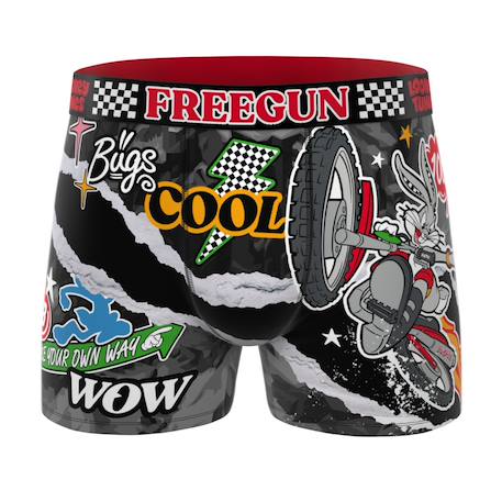 Lot de 4 boxers  looney tunes Noir/vert/marron/gris/orange 2 - vertbaudet enfant 
