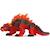 Lezard de lave Rouge et noir 1 - vertbaudet enfant 