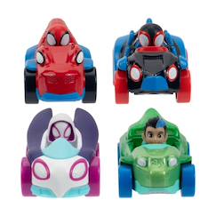 Jouet-Jeux d'imagination-Spidey et ses amis extraordinaires - pack de 4 amazing metals de marvel