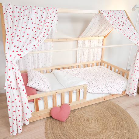Parure de lit en gaze de coton réversible lovio Bleu+Rouge 8 - vertbaudet enfant 