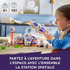 Jouet-Jeux d'imagination-La station spatiale martienne et la fusée 42605