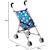 Mini buggy roma design bleu avec motifs pour poupée Bleu 1 - vertbaudet enfant 
