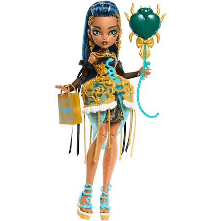 Monster high - anniversaire poupée cleo de nile monstrueux Multicolore 1 - vertbaudet enfant 