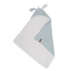 Linge de maison et décoration-Linge de bain-Cape de bain en gaze de coton avec oreilles de lapin